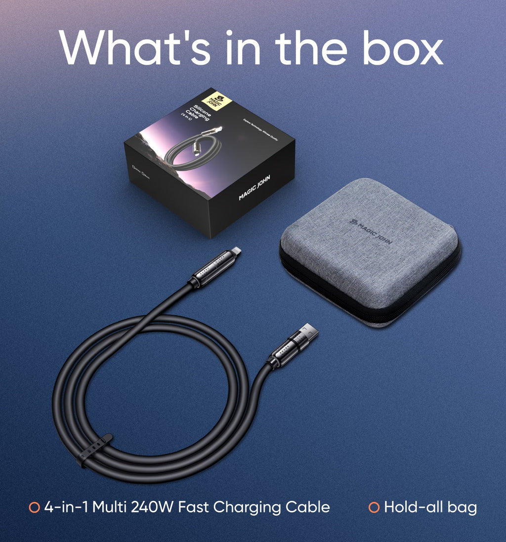 4-In-1 USB Charging Cable Mfish Fast Charging