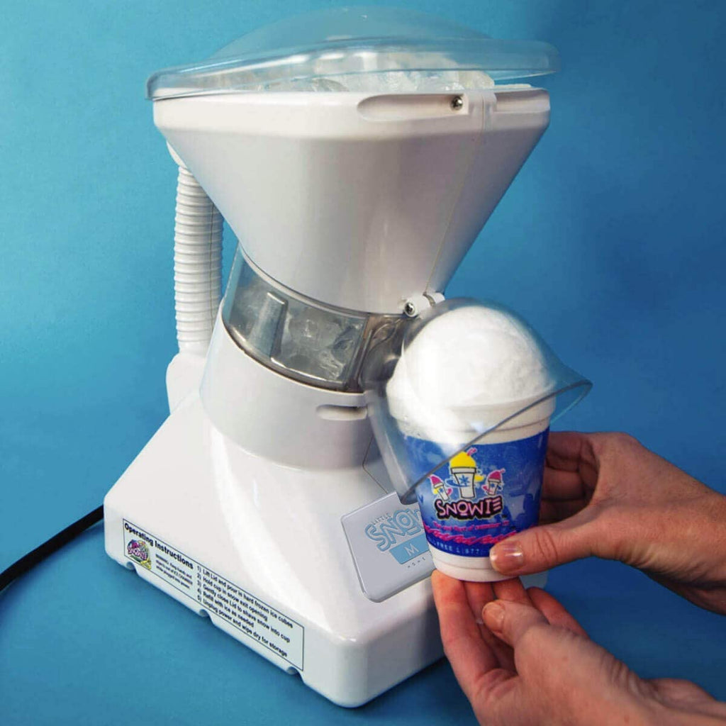Little  Max Snow Cone Machine - Premium Shaved Ice Maker, with Powder Sticks Syrup Mix, Summer Kit