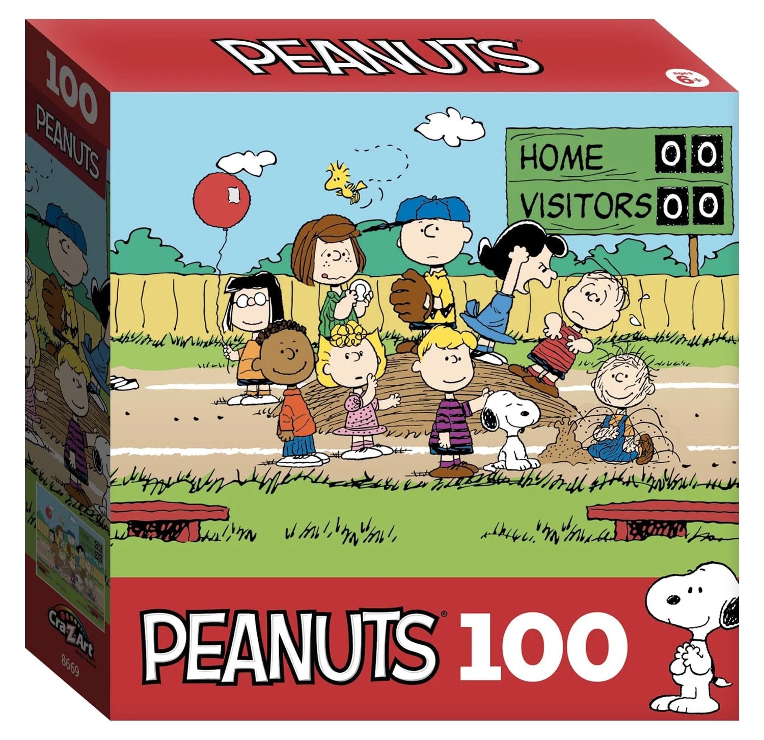 100 Piece Jigsaw Puzzle - Baseball