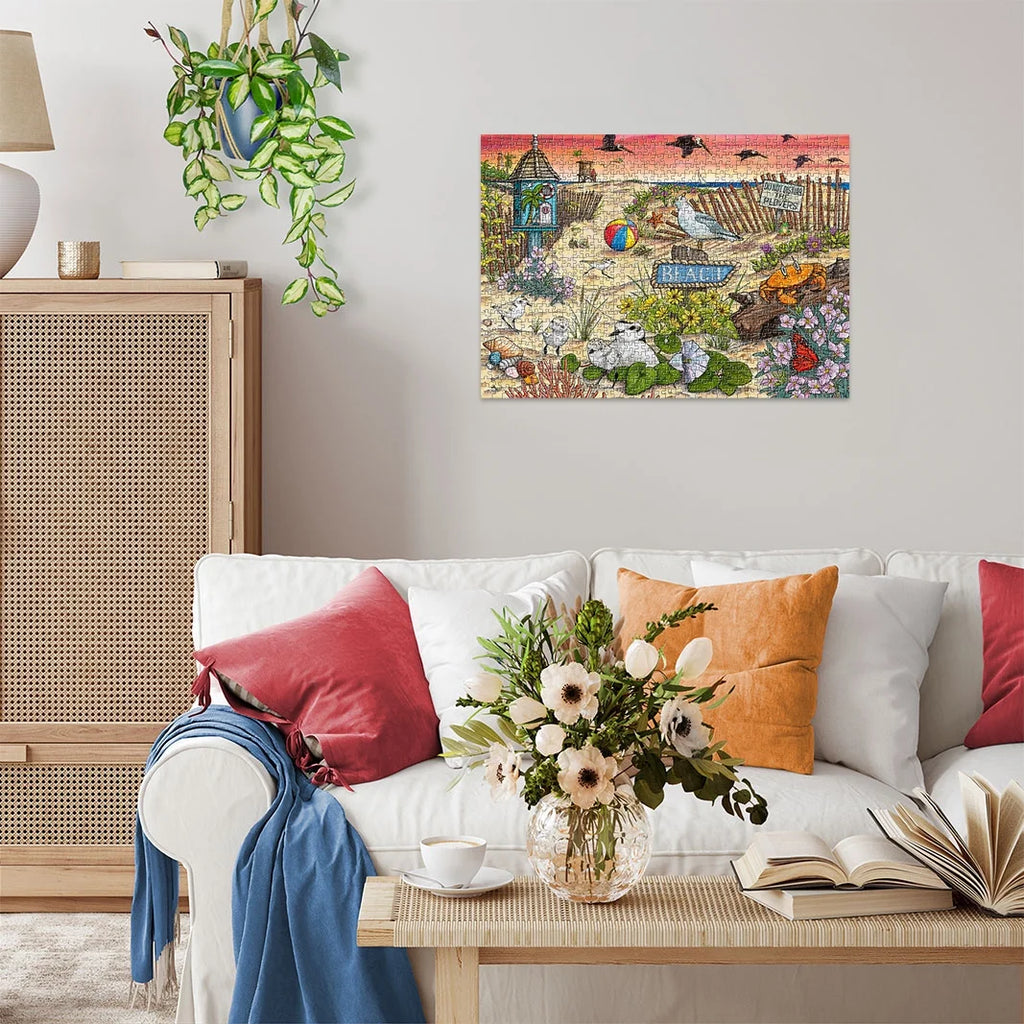 Wonder Forge Puzzle Series - Don'T Disturb the Plovers, 1000 Pc Jigsaw Puzzle, Teens & Adults Ages 14+