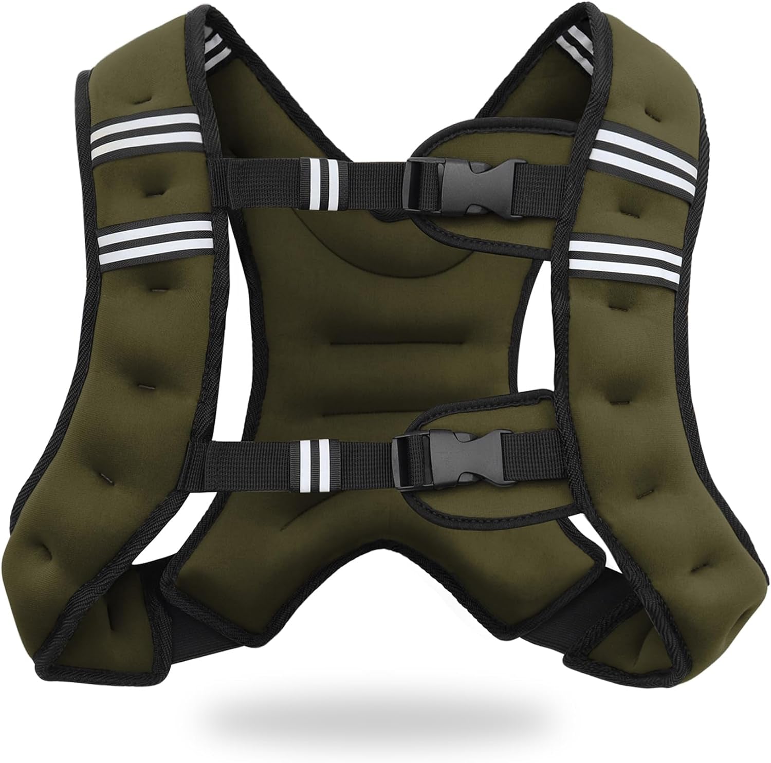 Weighted Vest Workout Equipment, 11Lbs/18Lbs Body Weight Vest for Men, Women, Strength Training, Running, Fitness, Muscle Building, Weight Loss, Weight Lifting