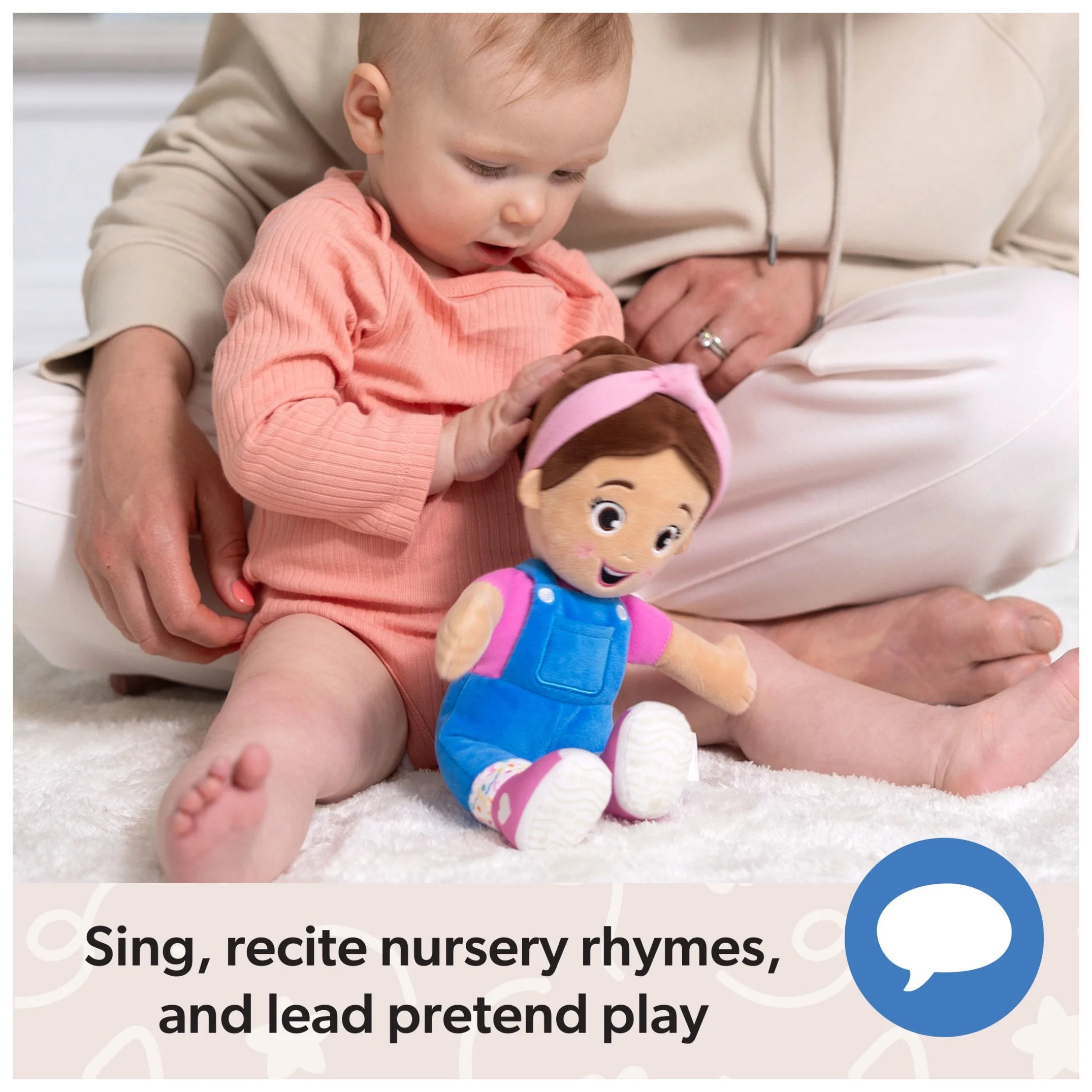 Official 11-Inch Cuddle & Comfort Plush Doll for Ages 6 Months to 3+