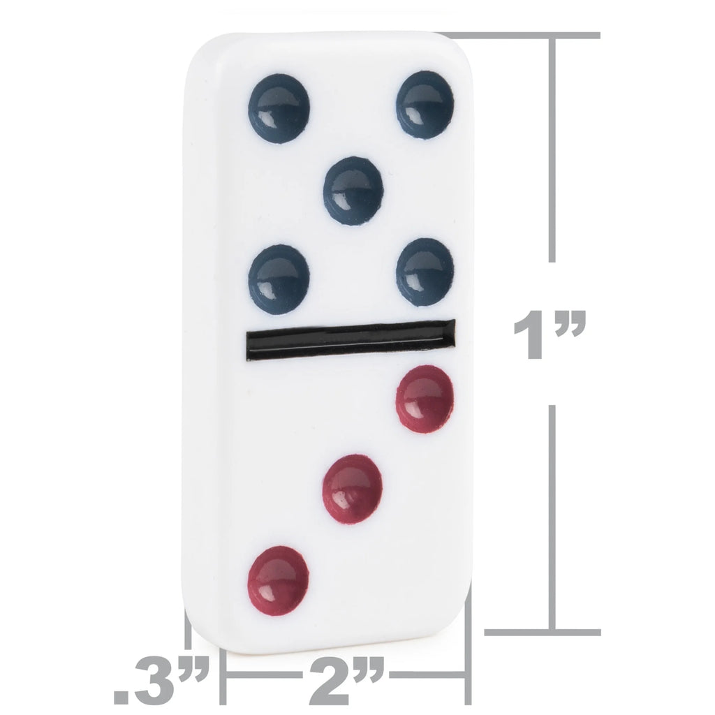 Spin Master Games, Double Twelve Dominoes Set in Storage Tin, for Ages 8+