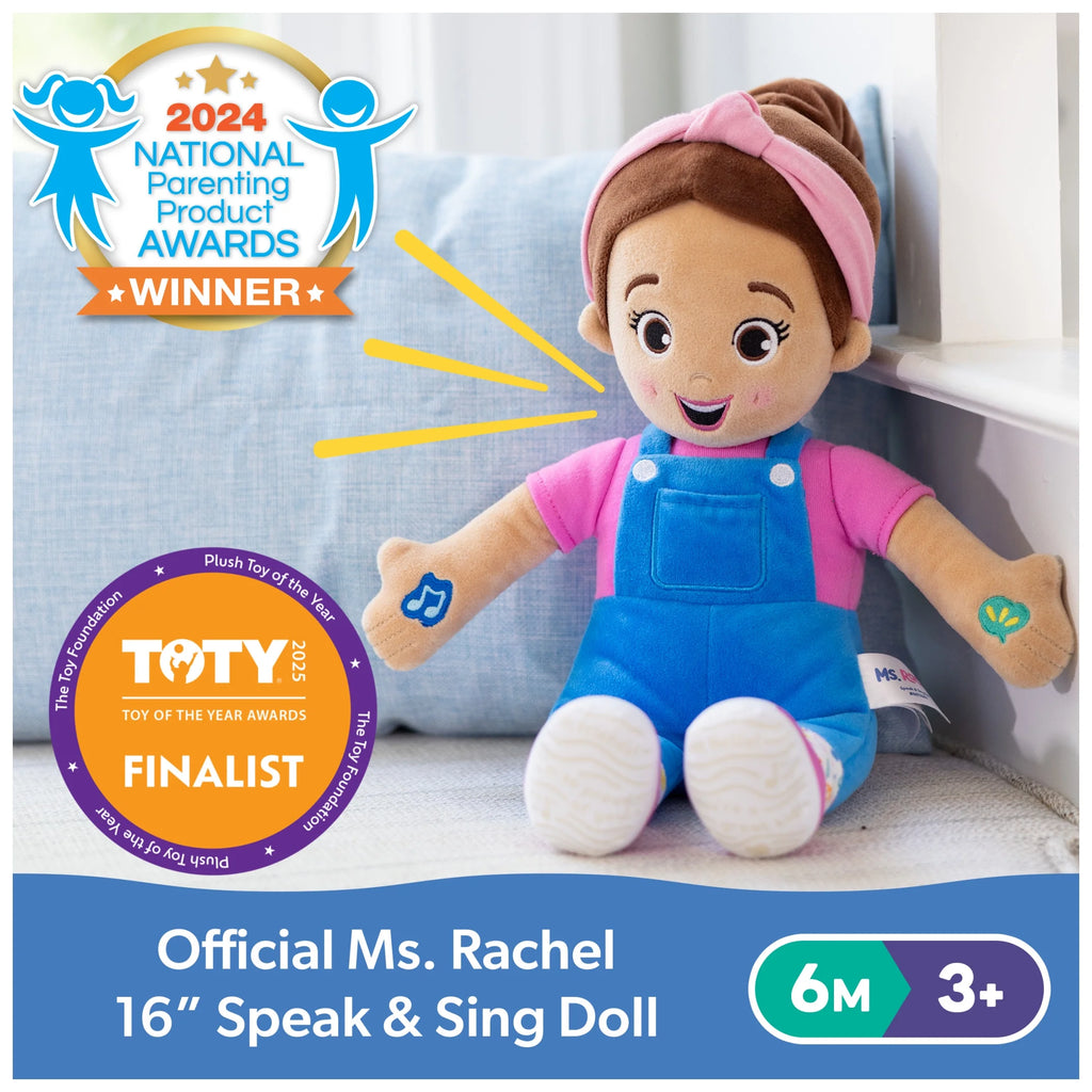 Official Speak & Sing 16-Inch Plush Doll for Ages 6 Months to 3+ Years