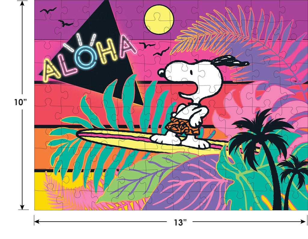 Peanuts 100-Piece Aloha Jigsaw Puzzle