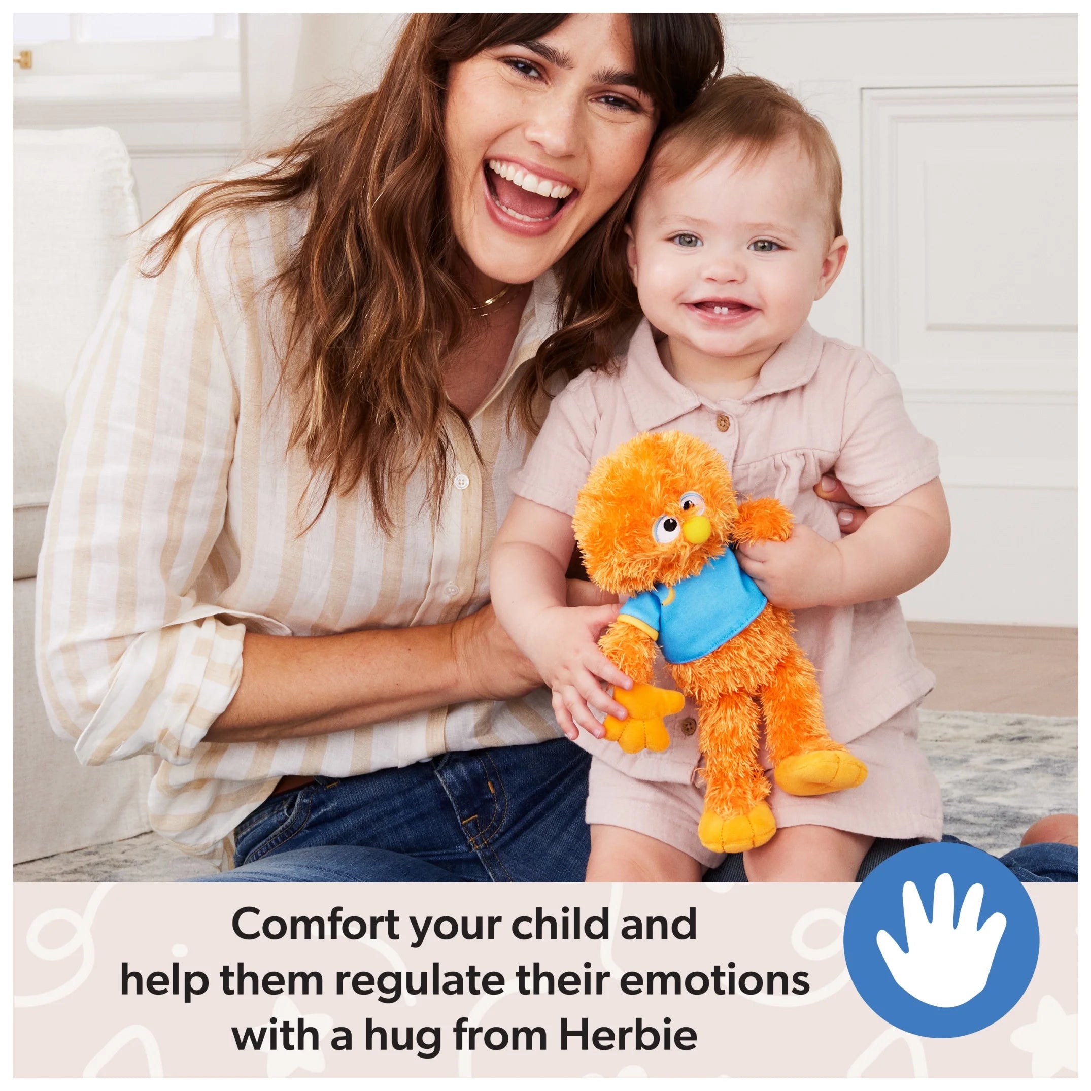 Official Herbie 11-Inch Cuddle & Comfort Plush Friend for Ages 6 Months to 3+