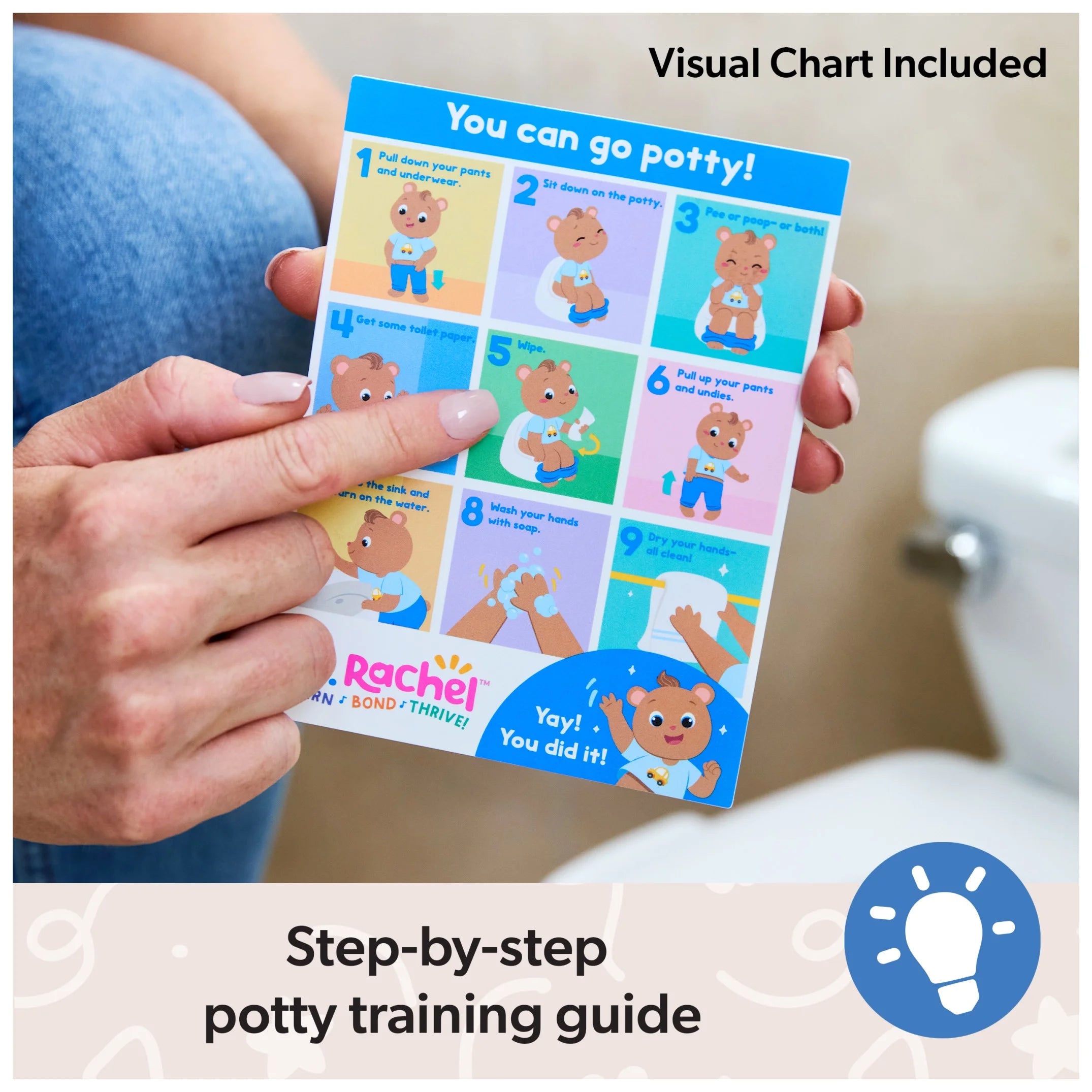 Official Potty Time with Bean Doll for 18 Months - 3+ Years