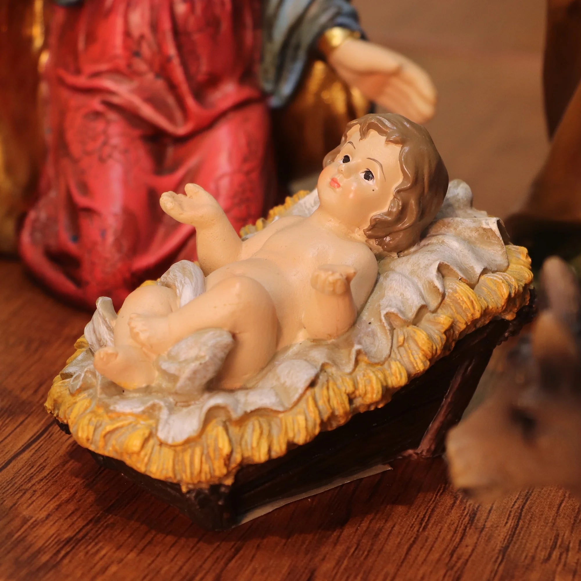 Nativity Set Nativity Scene Holidays Décor Christmas Stable Birthday Gift 11 Piece 8''