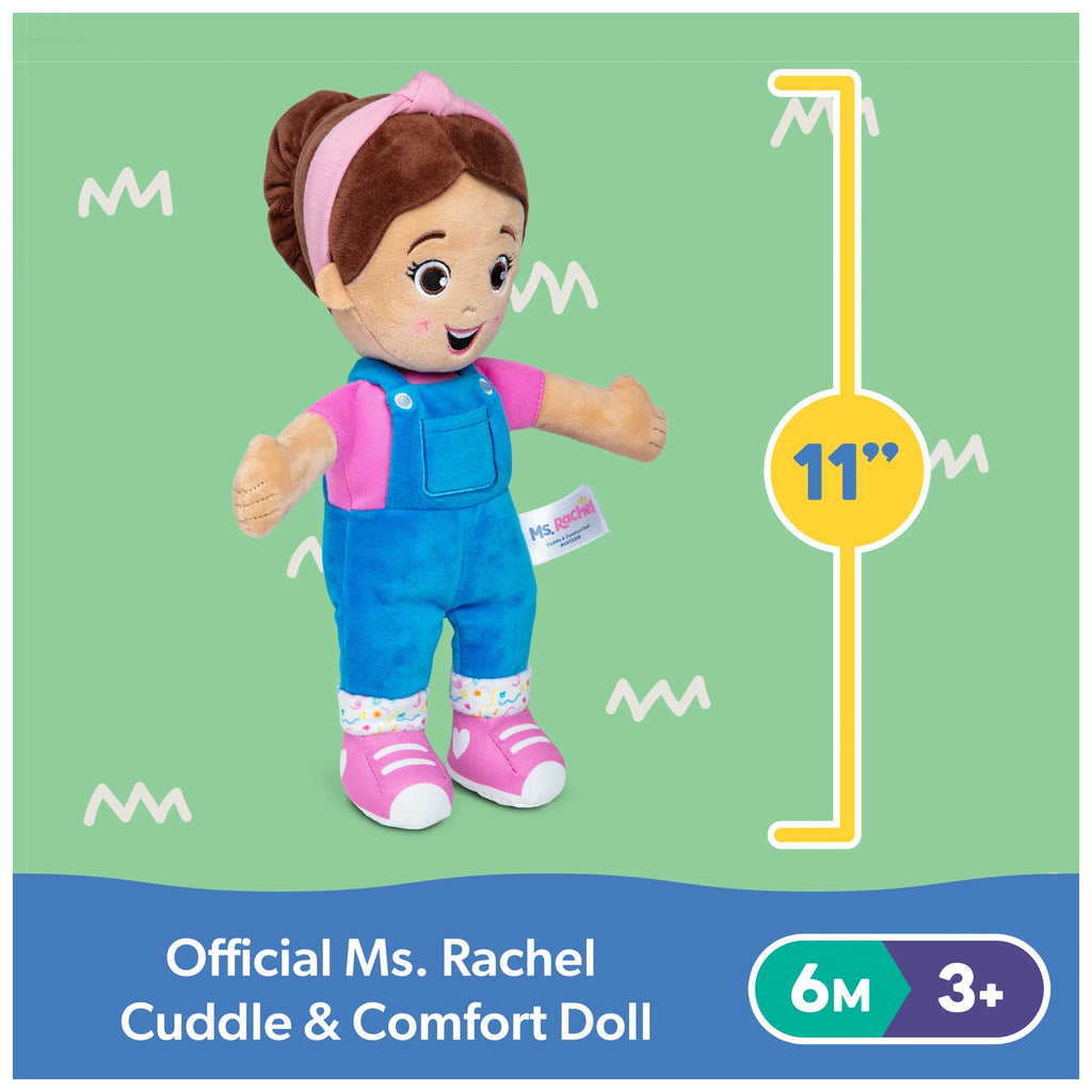 Official 11-Inch Cuddle & Comfort Plush Doll for Ages 6 Months to 3+