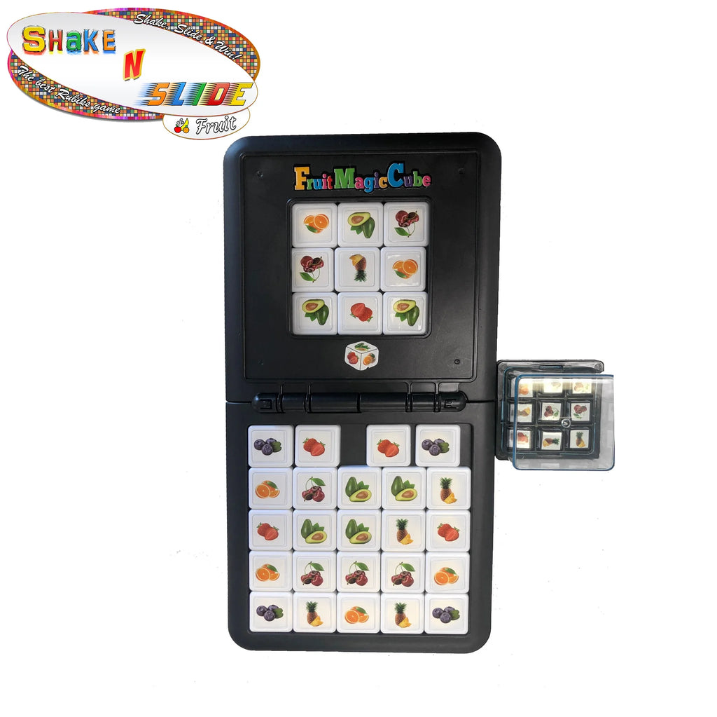 Shake & Slide Block Game Shape Matching Intelligence Board Game for Family Game Nights, Fruit