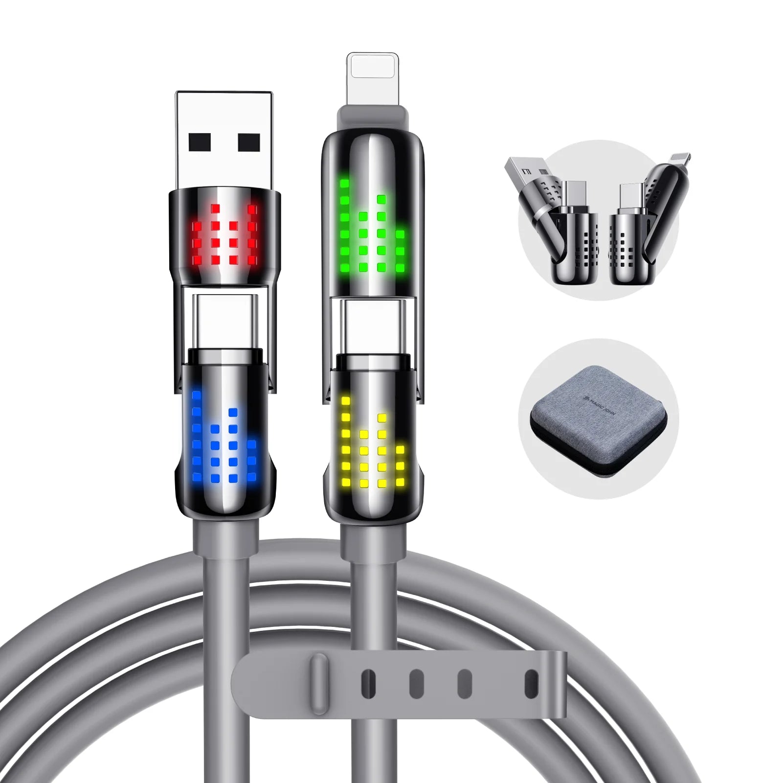 4-In-1 USB Charging Cable Mfish Fast Charging