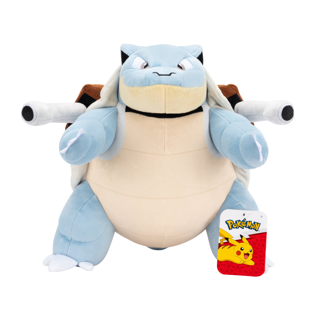 Blastoise Plush - 12-Inch Soft Plush with Authentic Details